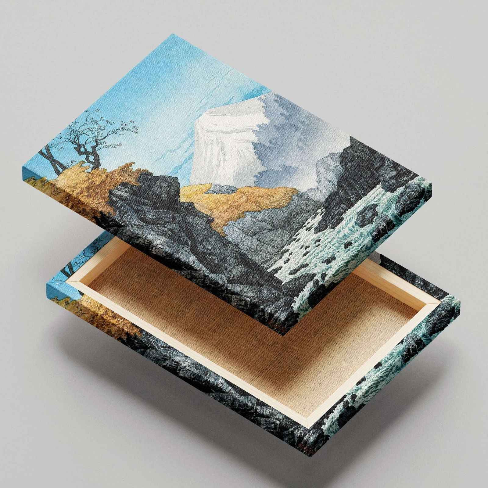 Foot of Mount Ashitaka - Hiroaki Takahashi - Framed Canvas Wall Art Print | House Prints