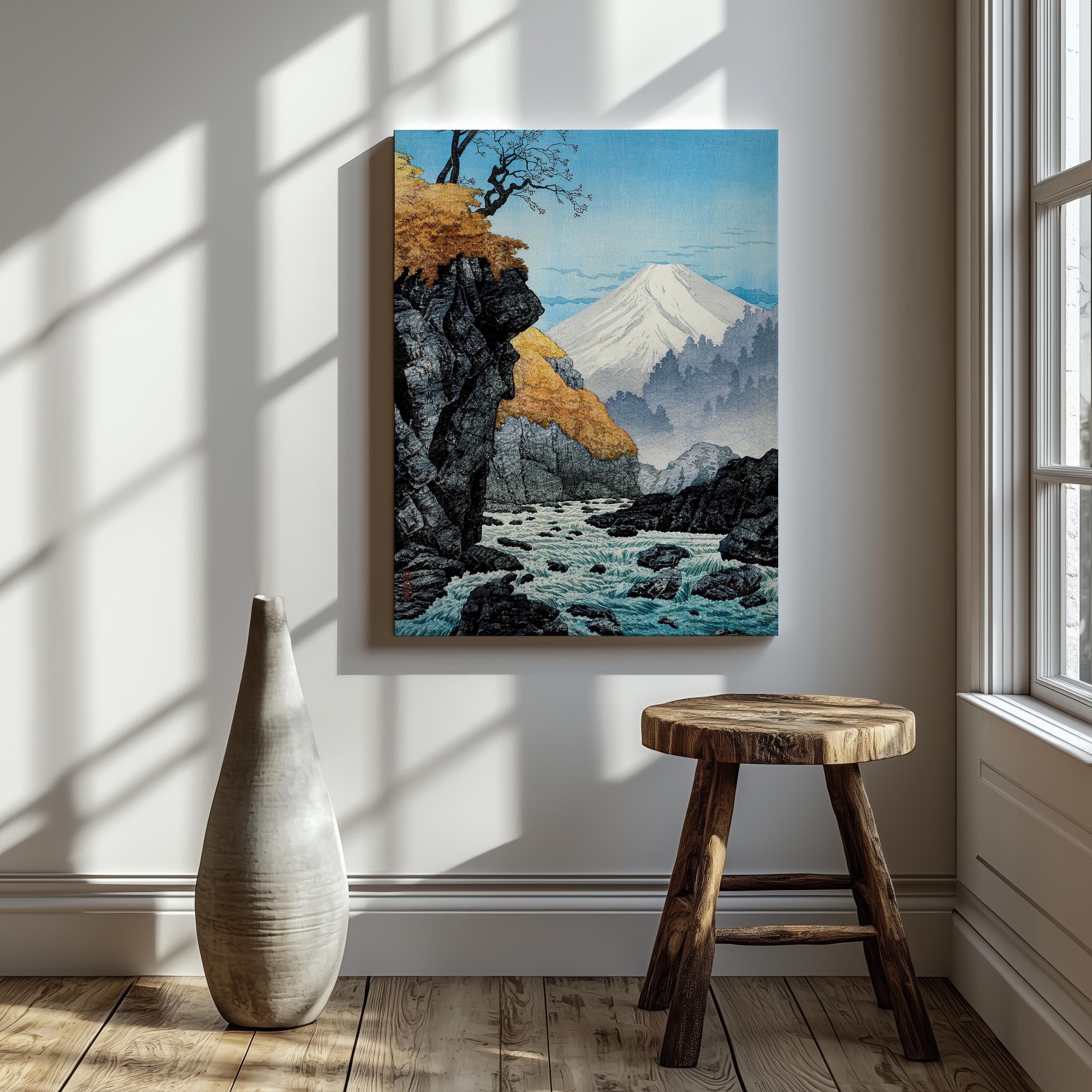 Foot of Mount Ashitaka - Hiroaki Takahashi - Framed Canvas Wall Art Print | House Prints
