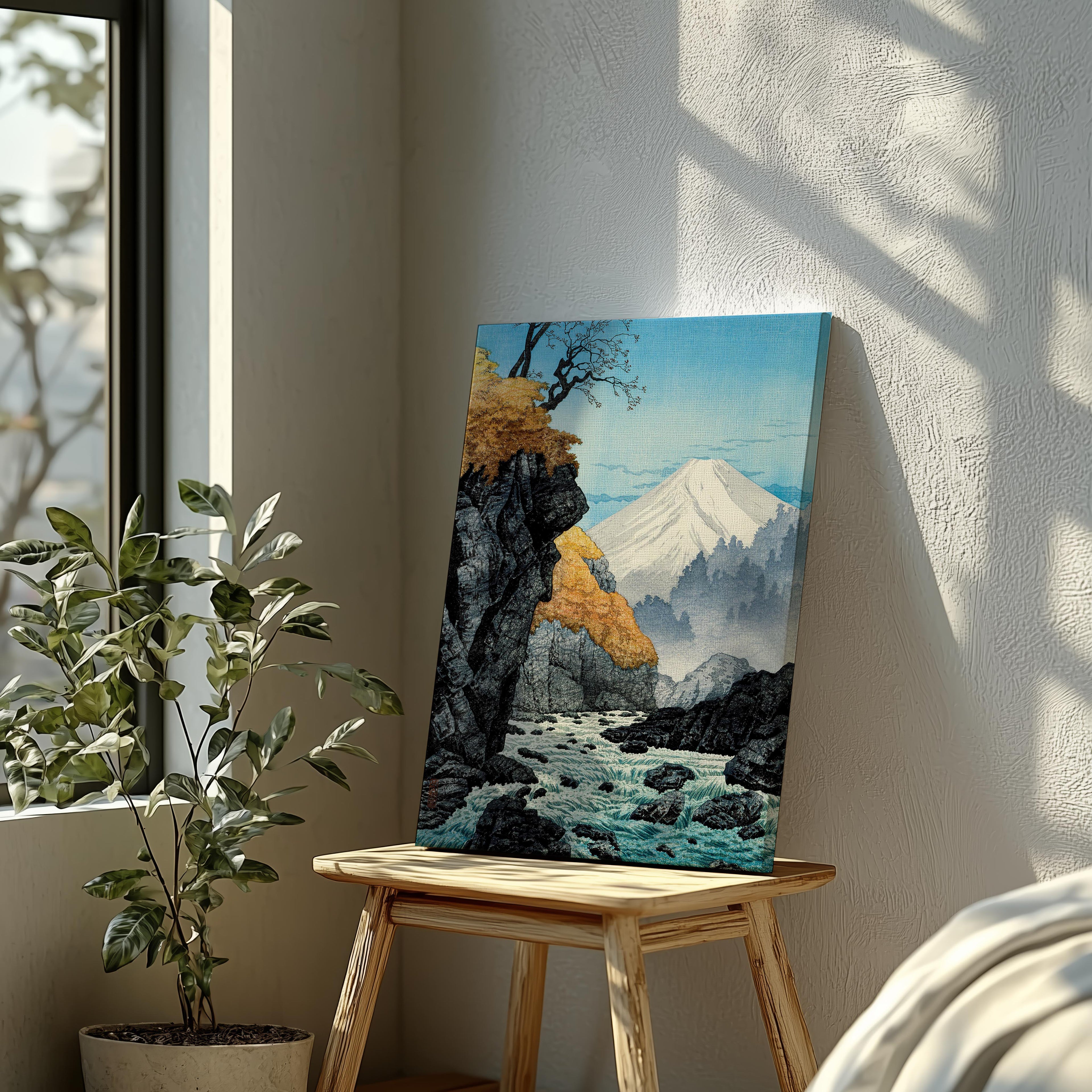 Foot of Mount Ashitaka - Hiroaki Takahashi - Framed Canvas Wall Art Print | House Prints