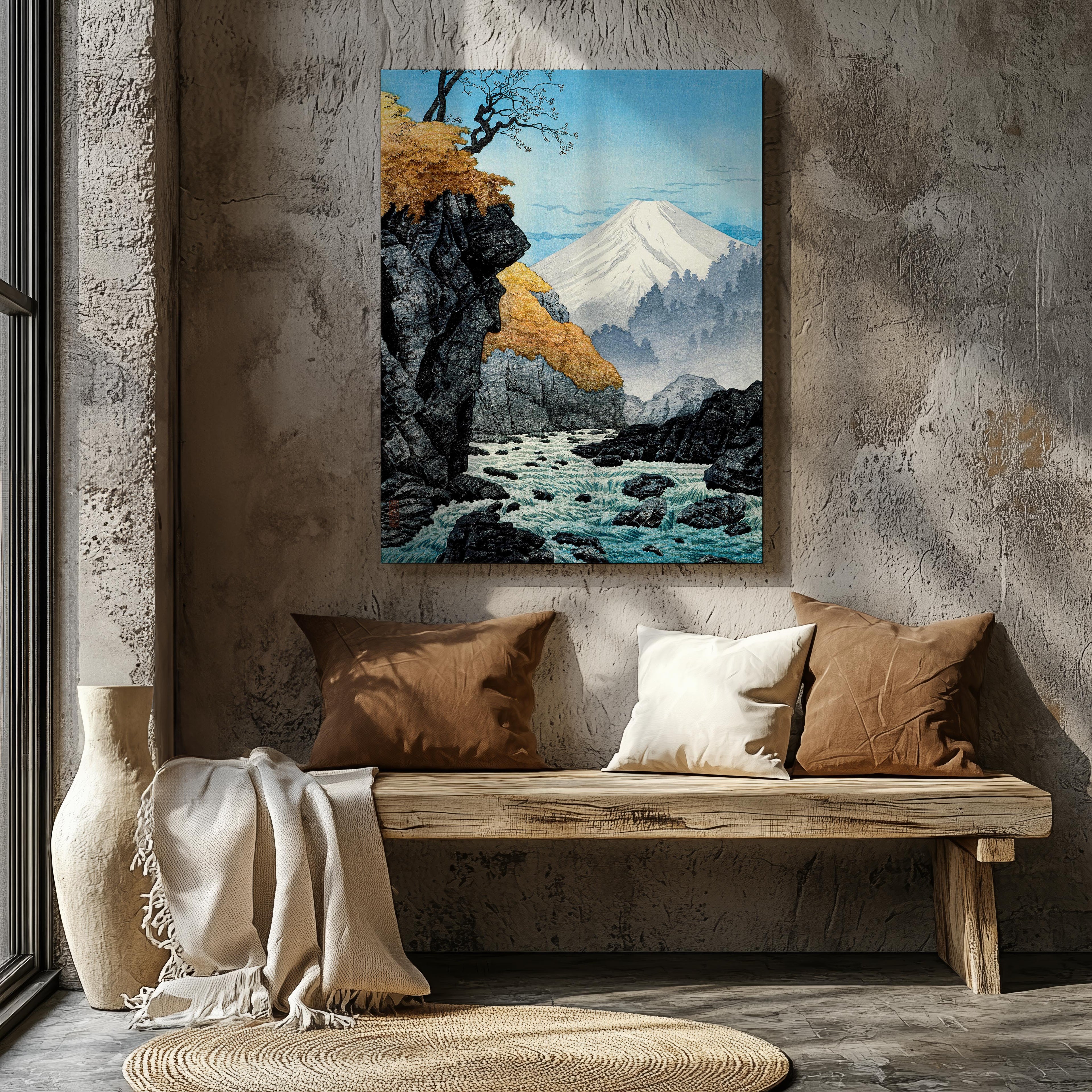 Foot of Mount Ashitaka - Hiroaki Takahashi - Framed Canvas Wall Art Print | House Prints