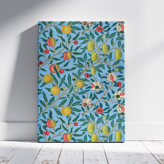 Four Fruits - William Morris - Framed Canvas Wall Art Print - House Prints