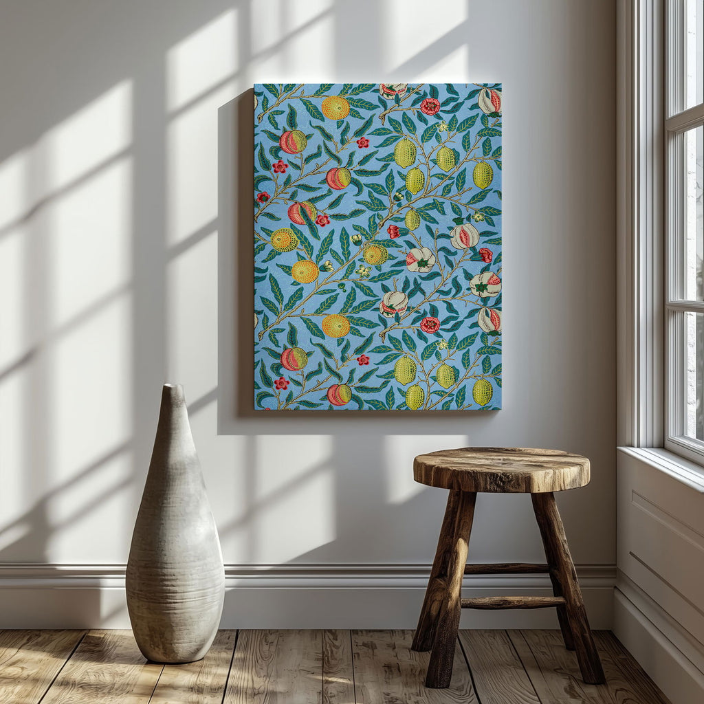 Four Fruits - William Morris - Framed Canvas Wall Art Print | House Prints