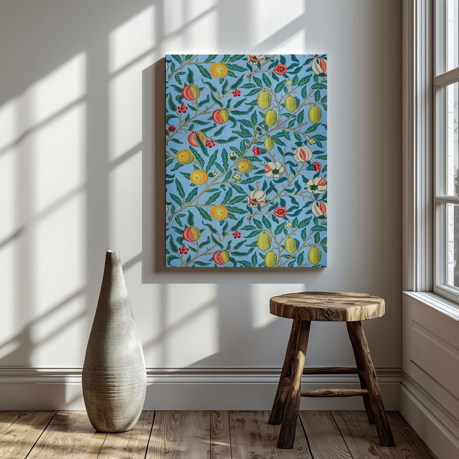 Four Fruits - William Morris - Framed Canvas Wall Art Print | House Prints