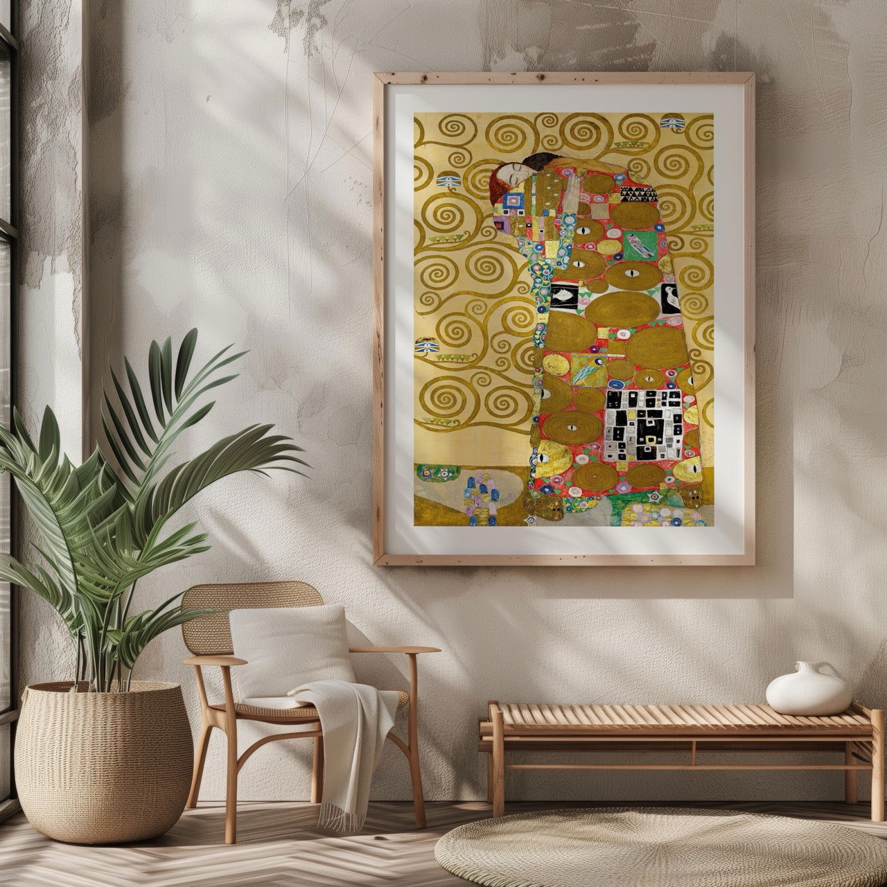 Fulfillment - Gustav Klimt  - Rolled Poster Wall Art Print - House Prints