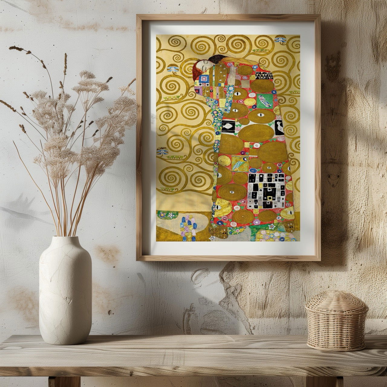 Fulfillment - Gustav Klimt  - Rolled Poster Wall Art Print - House Prints