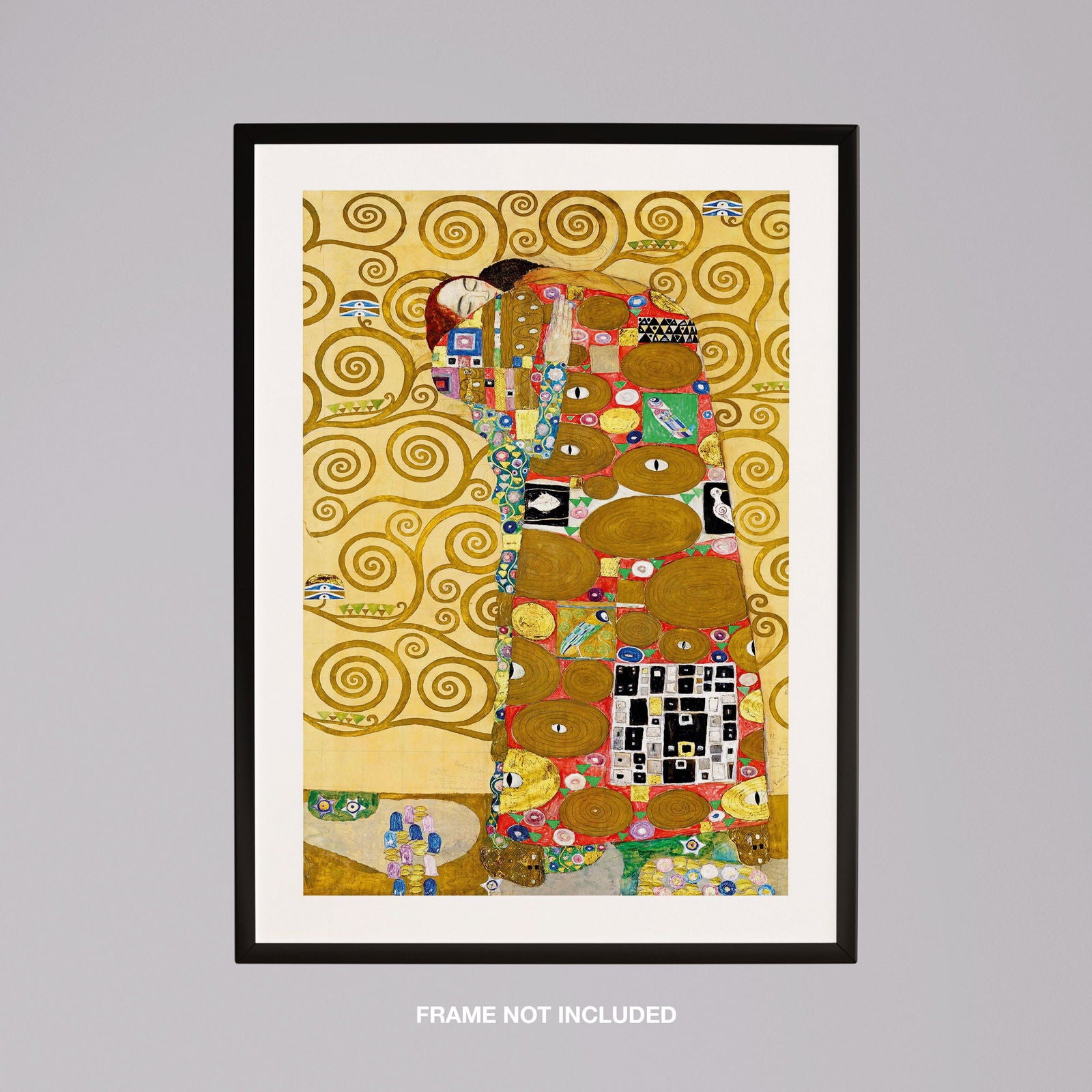 Fulfillment - Gustav Klimt  - Rolled Poster Wall Art Print - House Prints