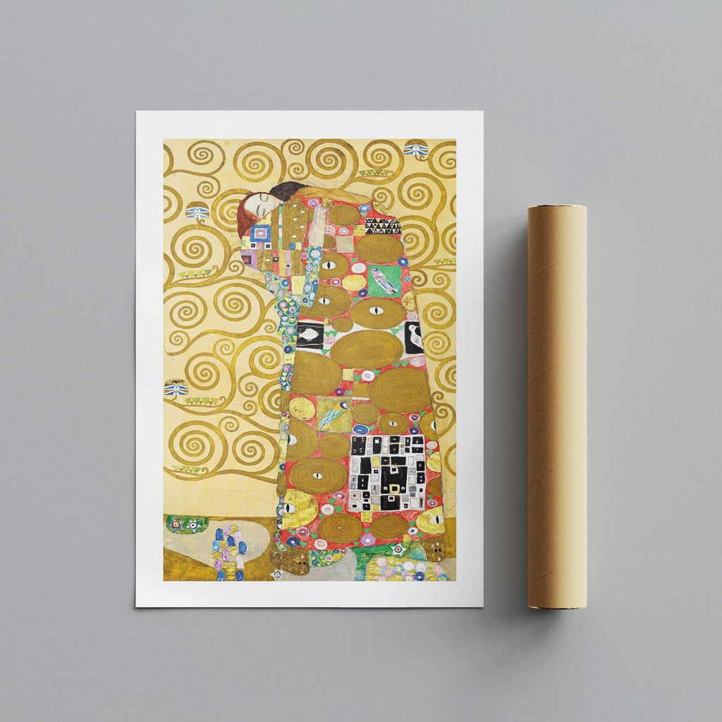 Fulfillment - Gustav Klimt  - Rolled Poster Wall Art Print - House Prints