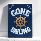 Gone Sailing - Seta Zakian - Framed Canvas Wall Art Print