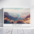 Grand Canyon USA Landmark City World Travel - Framed Canvas Wall Art Print | House Prints