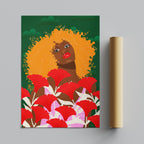 Garden Walk - Rosalinde Clara - Rolled Poster Wall Art Print | House Prints