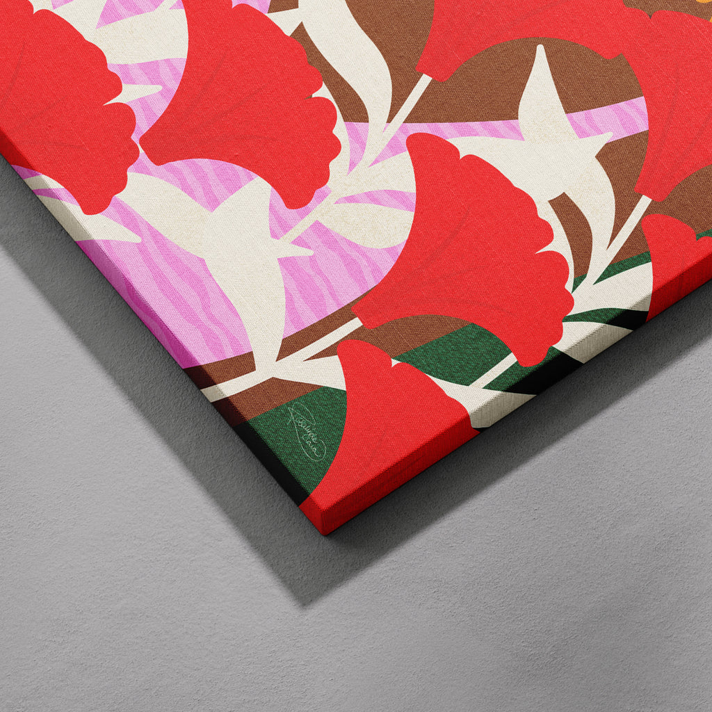 Garden Walk - Rosalinde Clara - Framed Canvas Wall Art Print | House Prints