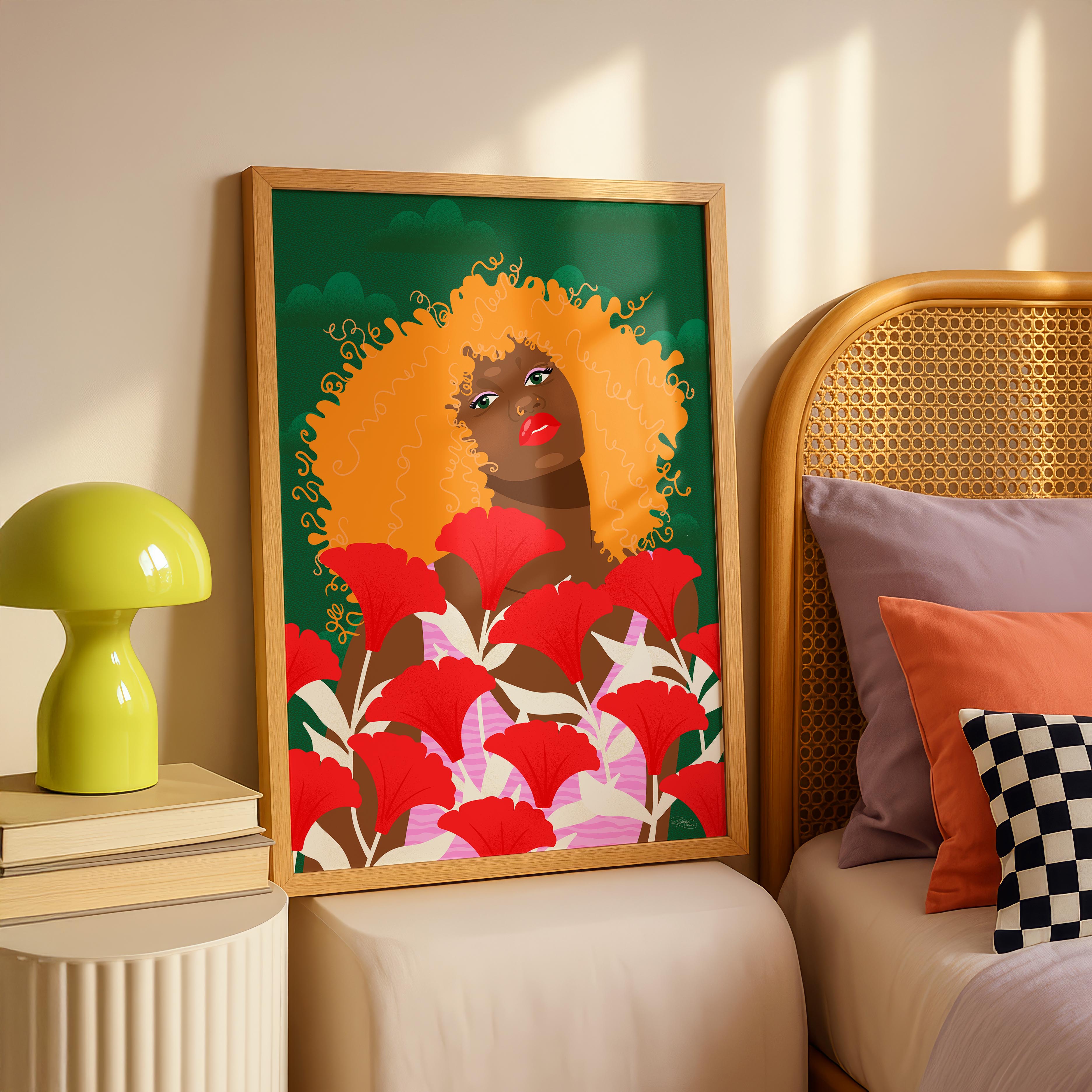 Garden Walk - Rosalinde Clara - Rolled Poster Wall Art Print | House Prints