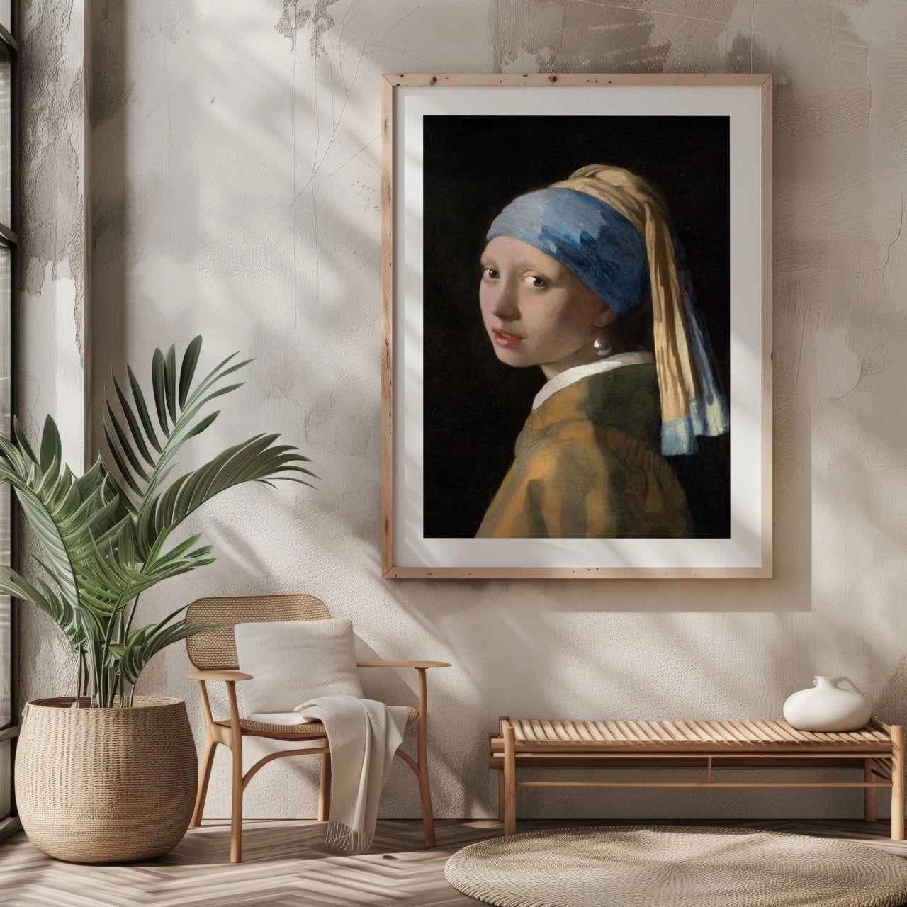 Girl with a Pearl Earring - Johannes Vermeer - Rolled Poster Wall Art Print | House Prints