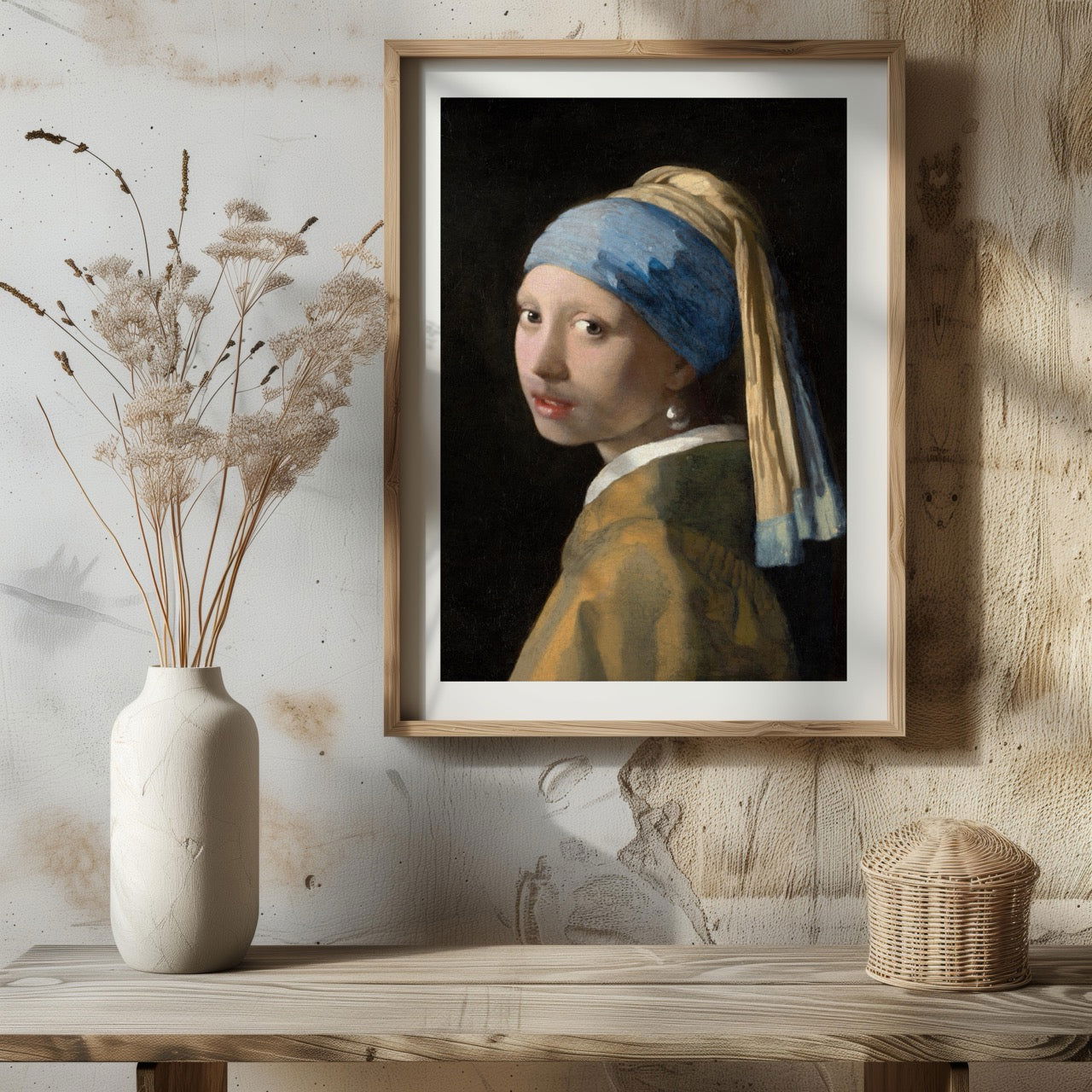 Girl with a Pearl Earring - Johannes Vermeer - Rolled Poster Wall Art Print | House Prints