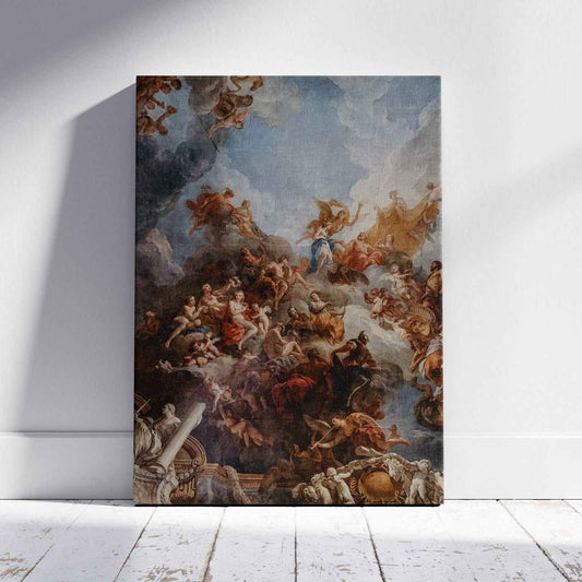 Greek Gods in the Clouds - Framed Canvas Wall Art Print - House Prints