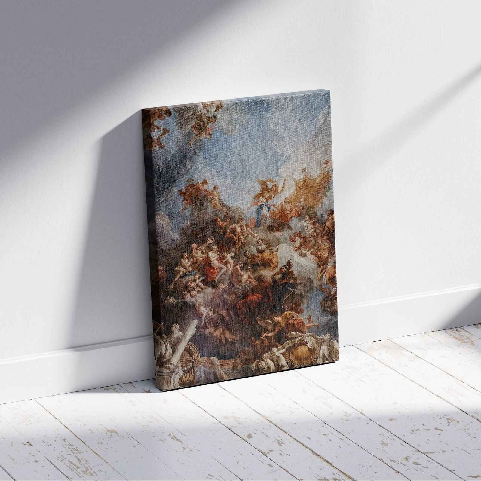 Greek Gods in the Clouds - Framed Canvas Wall Art Print - House Prints
