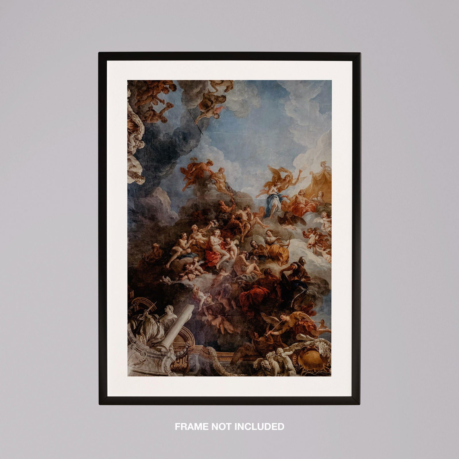 Greek Gods in the Clouds - Rolled Poster Wall Art Print | House Prints
