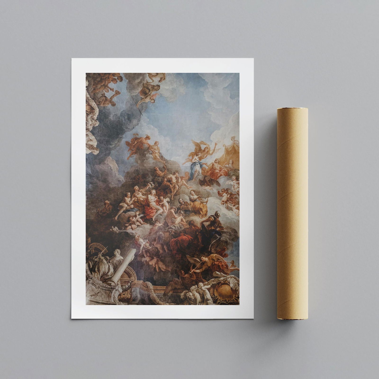 Greek Gods in the Clouds - Rolled Poster Wall Art Print | House Prints