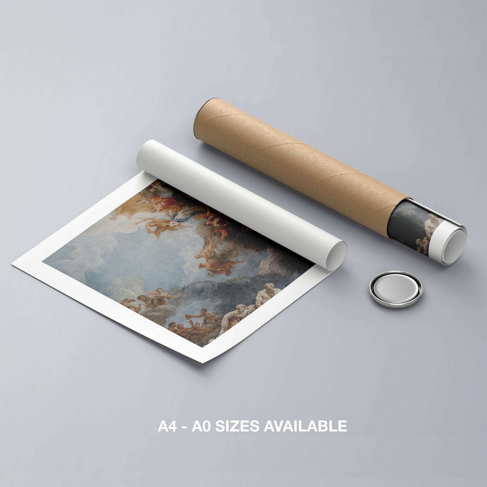 Greek Gods in the Clouds - Rolled Poster Wall Art Print | House Prints