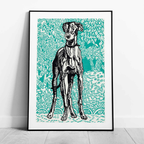 Greyhound Vol. 2 - Moriz Jung - Rolled Poster Wall Art Print | House Prints