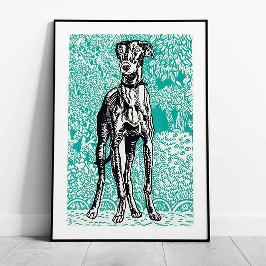 Greyhound Vol. 2 - Moriz Jung - Rolled Poster Wall Art Print - House Prints