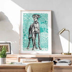 Greyhound Vol. 2 - Moriz Jung - Rolled Poster Wall Art Print | House Prints