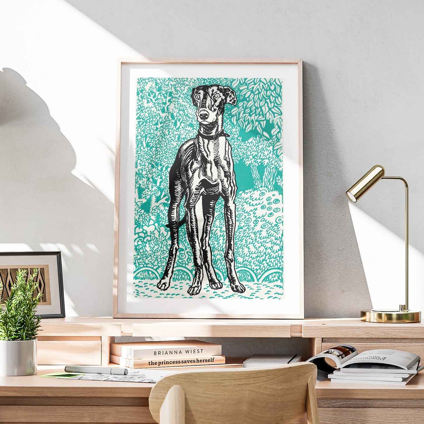 Greyhound Vol. 2 - Moriz Jung - Rolled Poster Wall Art Print | House Prints