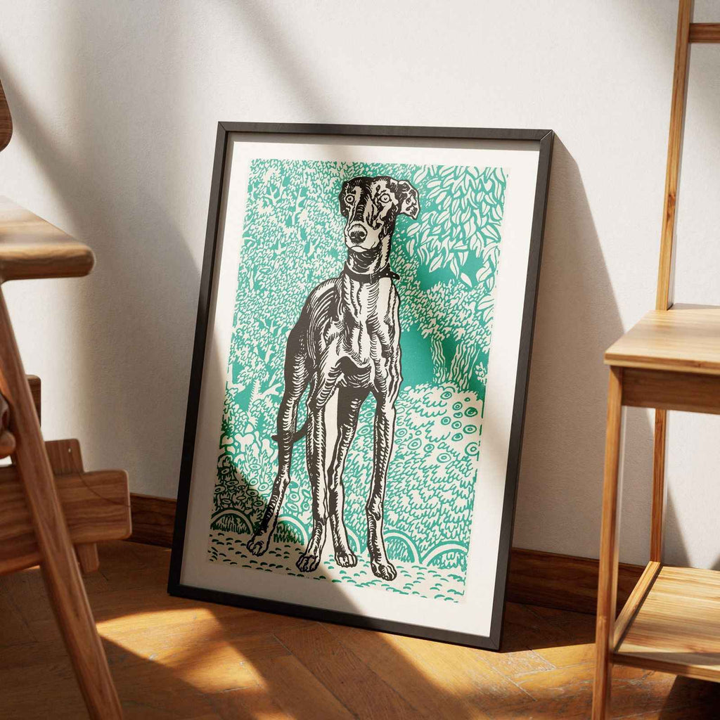 Greyhound Vol. 2 - Moriz Jung - Rolled Poster Wall Art Print | House Prints