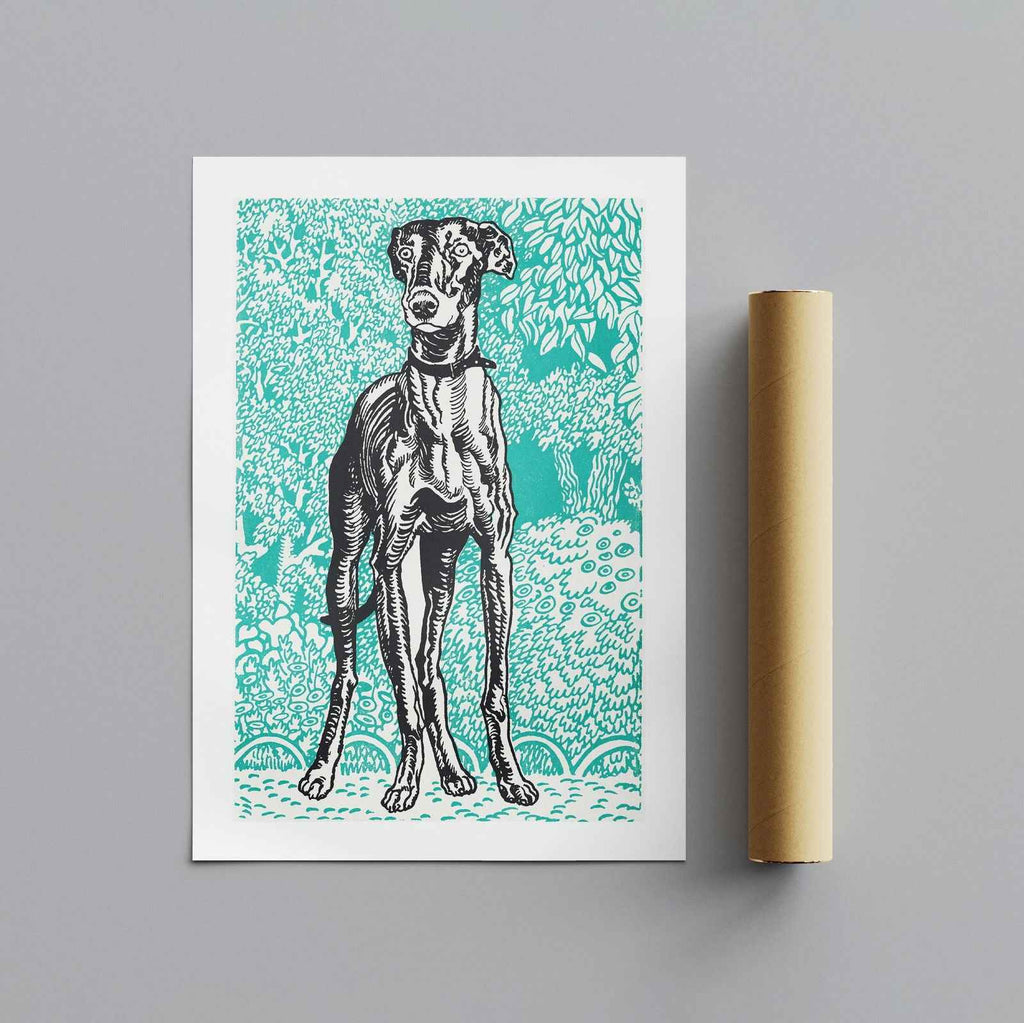 Greyhound Vol. 2 - Moriz Jung - Rolled Poster Wall Art Print | House Prints