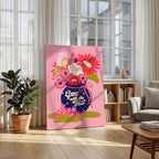 Grow With The Flow - Rosalinde Clara - Framed Canvas Wall Art Print | House Prints