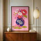 Grow With The Flow - Rosalinde Clara - Rolled Poster Wall Art Print | House Prints