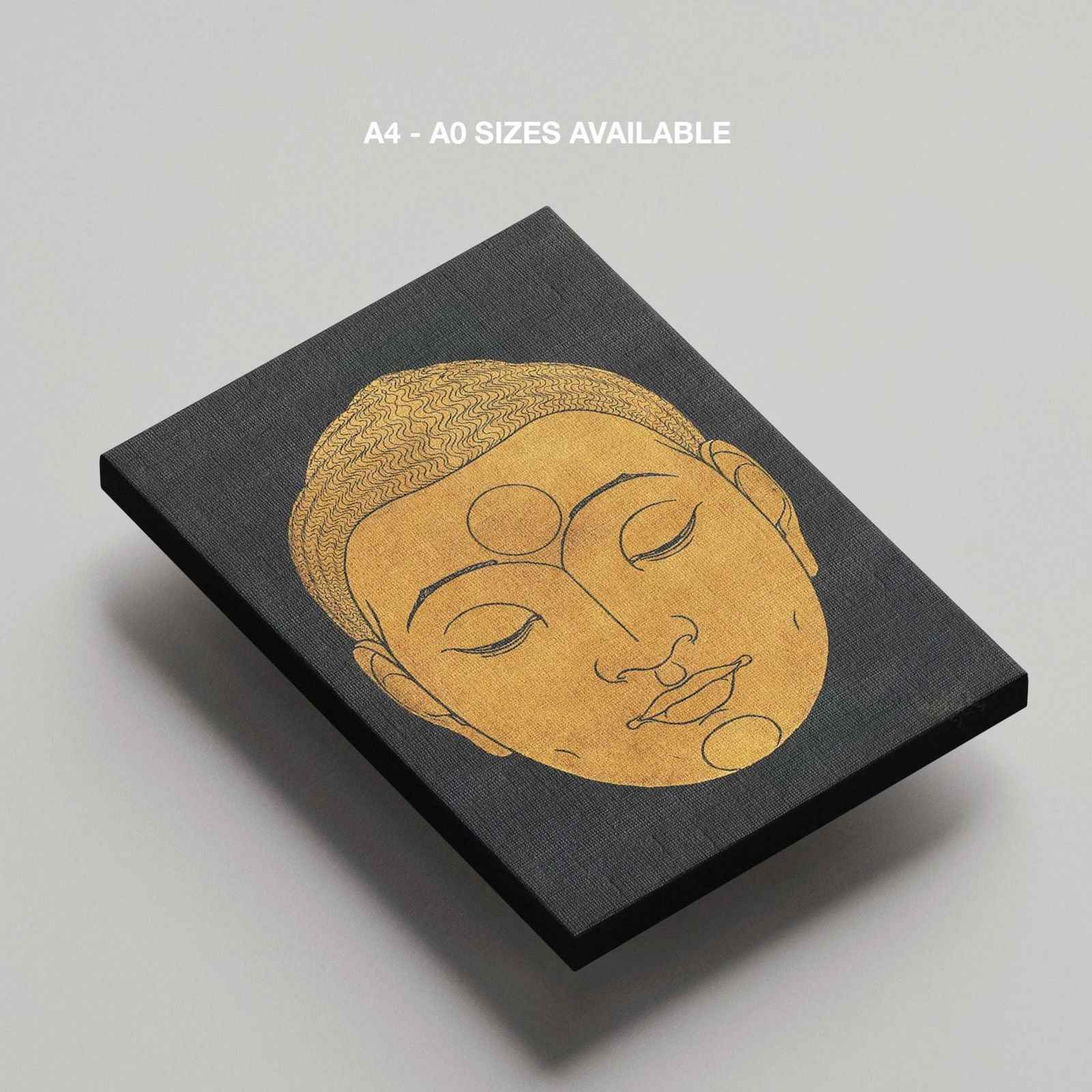 Head of Buddha - Reijer Stolk - Framed Canvas Wall Art Print | House Prints
