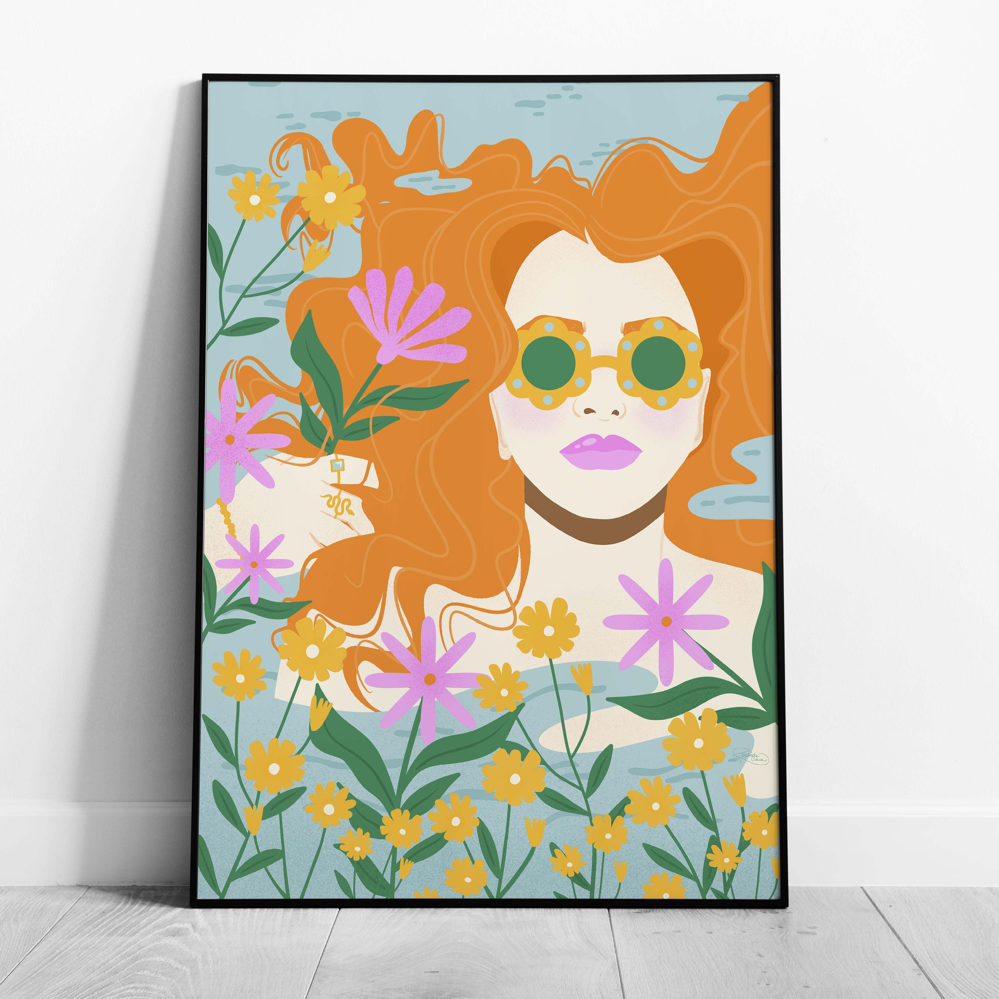 Healing Waters - Rosalinde Clara - Rolled Poster Wall Art Print | House Prints