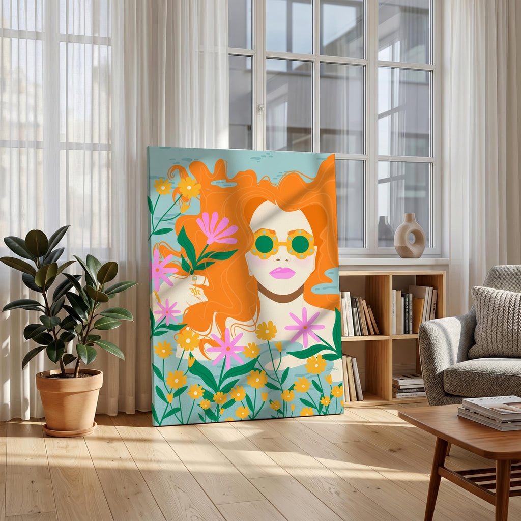 Healing Waters - Rosalinde Clara - Framed Canvas Wall Art Print | House Prints