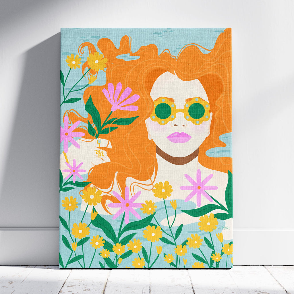 Healing Waters - Rosalinde Clara - Framed Canvas Wall Art Print | House Prints