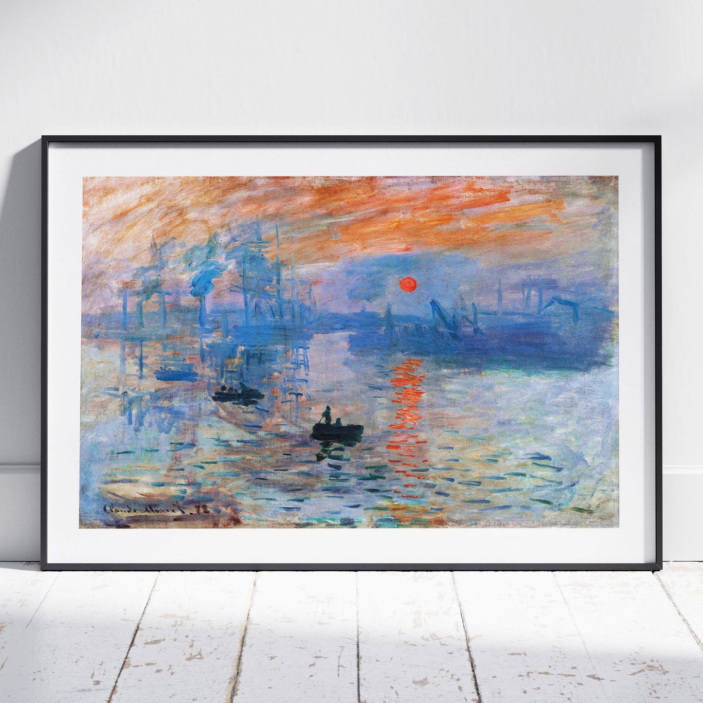 Impressionism, Sunrise - Claude Monét - Rolled Poster Wall Art Print - House Prints