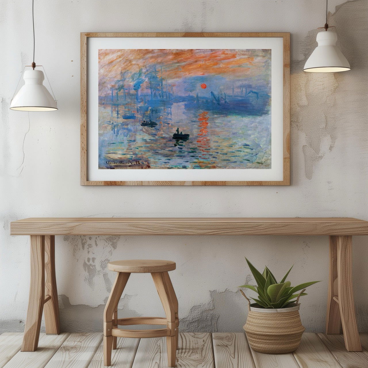 Impressionism, Sunrise - Claude Monét - Rolled Poster Wall Art Print - House Prints