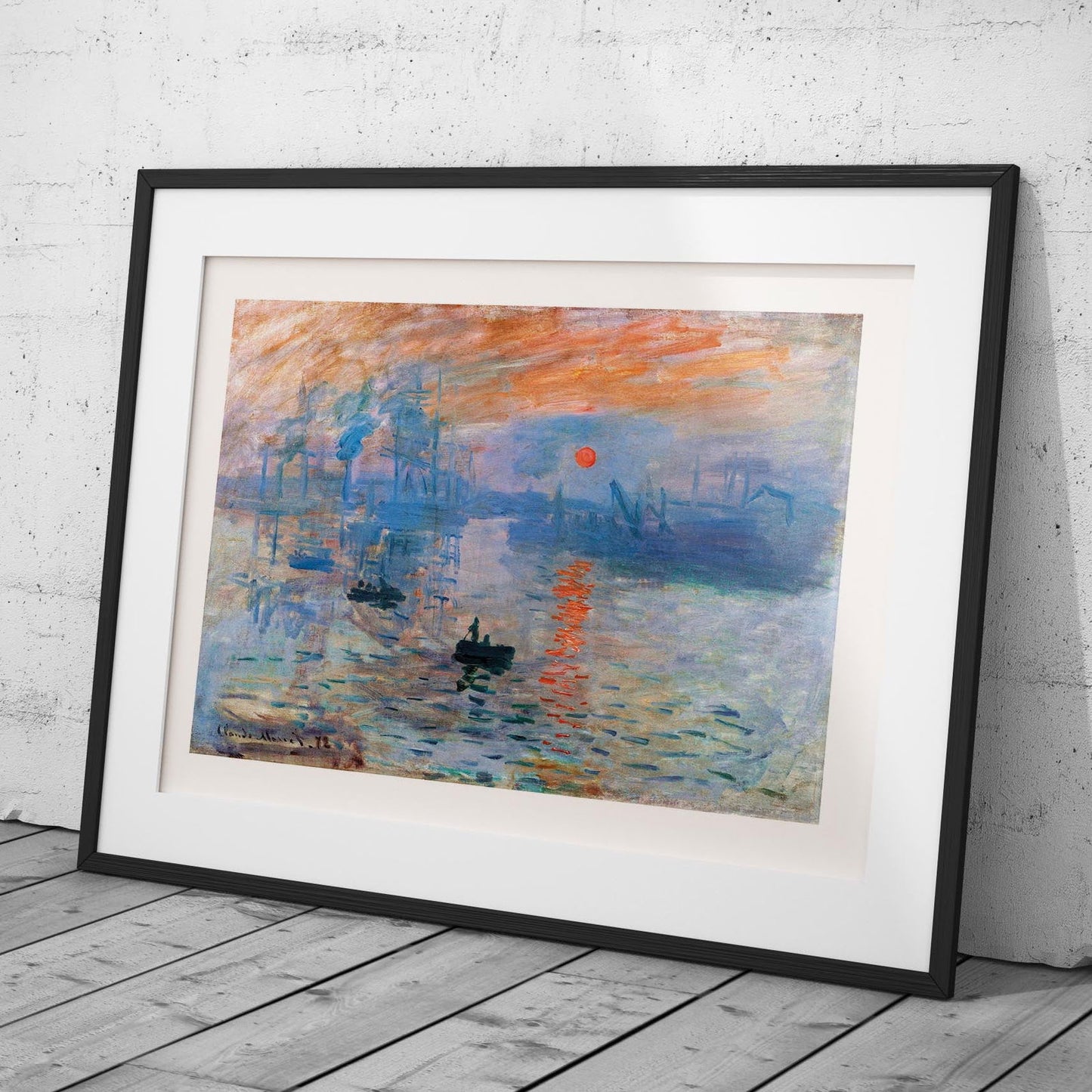Impressionism, Sunrise - Claude Monét - Rolled Poster Wall Art Print - House Prints