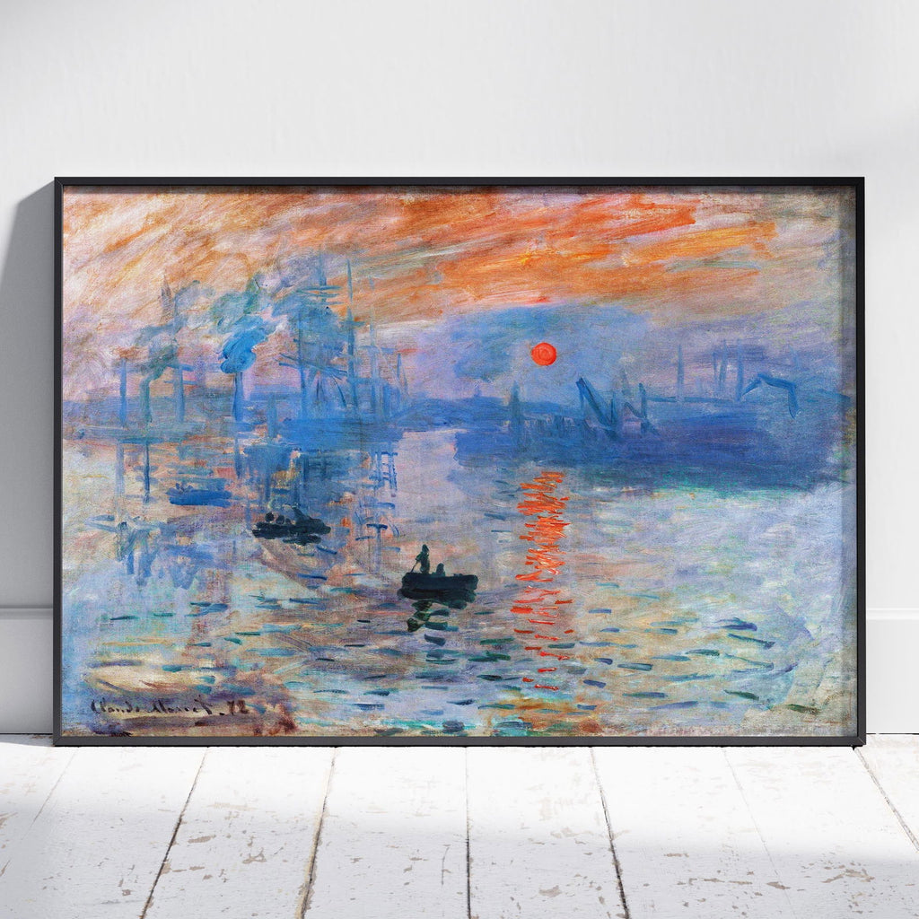 Impressionism, Sunrise - Claude Monét - Rolled Poster Wall Art Print | House Prints