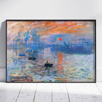 Impressionism, Sunrise - Claude Monét - Rolled Poster Wall Art Print - House Prints