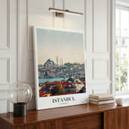 Istanbul Turkey World City Travel Art - Framed Canvas Wall Art Print | House Prints