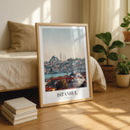 Istanbul Turkey World City Travel Art - Rolled Poster Wall Art Print
