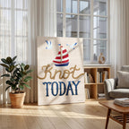 Knot Today - Seta Zakian - Framed Canvas Wall Art Print