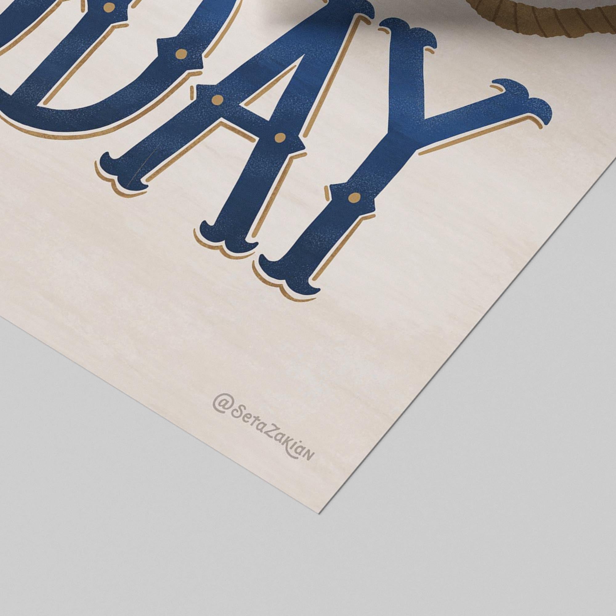 Knot Today - Seta Zakian - Rolled Poster Wall Art Print