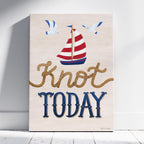 Knot Today - Seta Zakian - Framed Canvas Wall Art Print