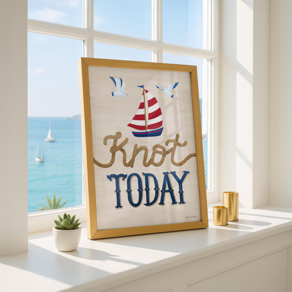 Knot Today - Seta Zakian - Rolled Poster Wall Art Print