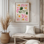 Where's The Food WTF Funny Kitchen Quote - Rolled Poster Wall Art Print | House Prints