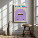 Modern Espresso Martini Cocktail Drink - Framed Canvas Wall Art Print | House Prints