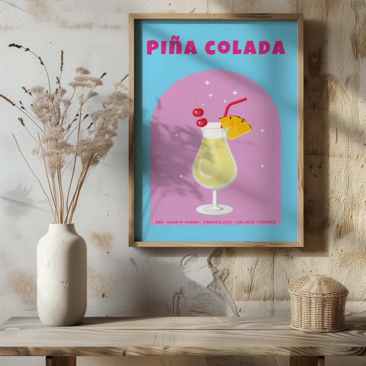 If You Like Piña Coladas Classic Cocktail Drink - Rolled Poster Wall Art Print | House Prints