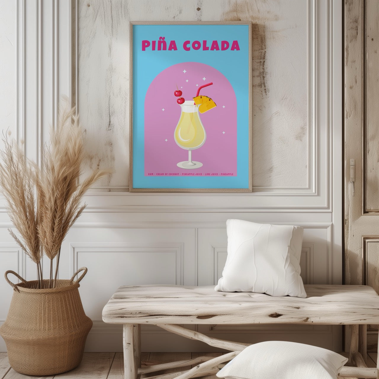 If You Like Piña Coladas Classic Cocktail Drink - Rolled Poster Wall Art Print | House Prints
